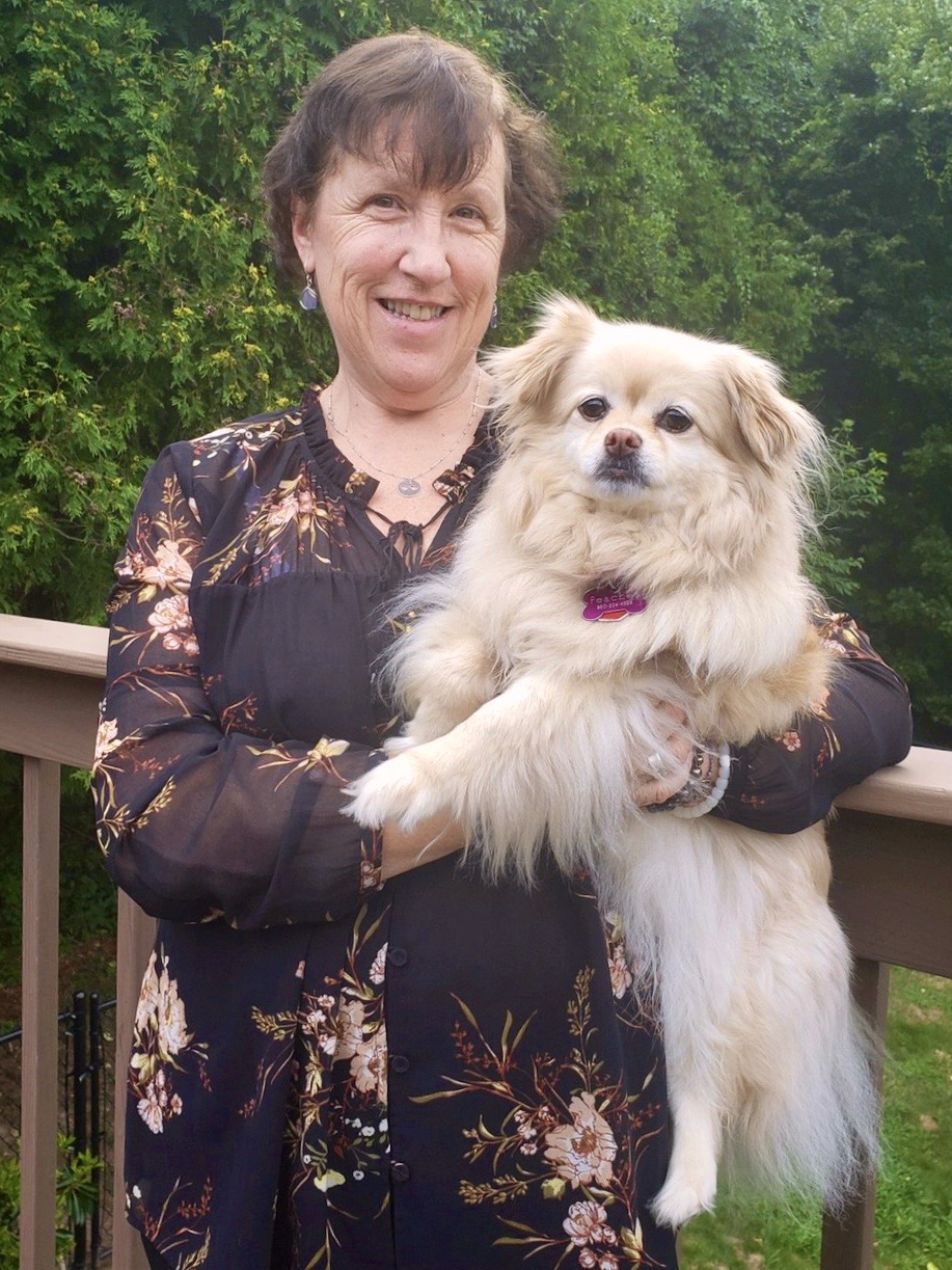 Karen, Veterinary Receptionist, and "Peaches"